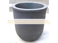 Lò nung cảm ứng hiệu suất cao Crucible Đặc tính cách nhiệt tuyệt vời và độ dẫn nhiệt thấp hơn