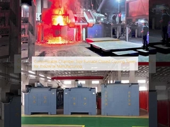 Lò nung kích thước buồng tùy chỉnh Tháp giải nhiệt kín cho sản xuất công nghiệp