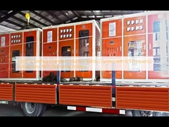 Hệ thống nung chảy cảm ứng buồng nung gốm với điện áp tần số 129 và điện áp vận hành 380V