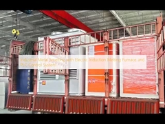 Nấu kim loại công nghiệp với lò nóng chảy cảm ứng điện và hệ thống điều khiển PLC