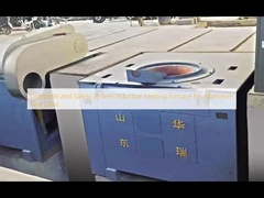 Hệ thống hoàn chỉnh và an toàn lò nóng chảy cảm ứng cho nhôm hạng nhất