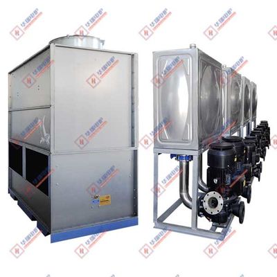 Độ bền cao Tháp làm mát đóng Tiết kiệm năng lượng Tiếng ồn thấp