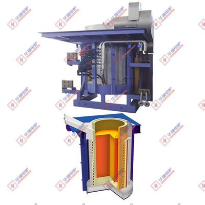 660V lò nóng chảy cảm ứng tiêu thụ năng lượng thấp 3500KW