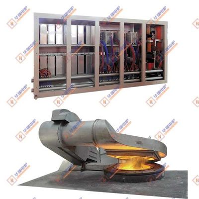 Cung cấp năng lượng lò cảm ứng tần số trung bình để nóng chảy thép