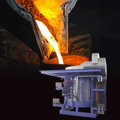 Máy nóng chảy thép cảm ứng tiếng ồn thấp với bảo trì thấp