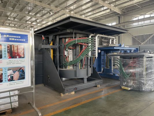 lò nóng chảy tần số trung bình với ISO9001 an toàn và tiếng ồn thấp