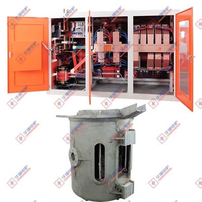Vỏ nhôm lò nóng chảy cảm ứng tần số cao Độ bền cao Tiết kiệm năng lượng