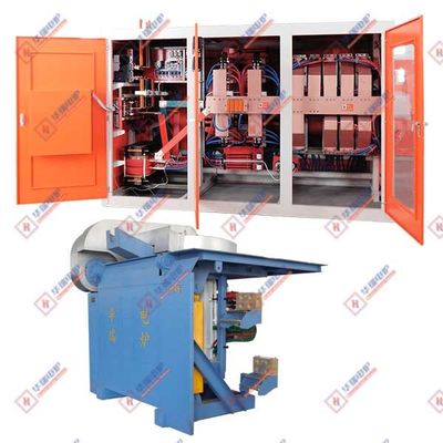 Cửa lò thép cảm ứng an toàn cao cho vàng Thời gian nóng chảy ngắn Độ bền cao