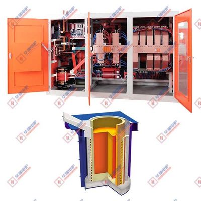 Tốc độ nóng chảy nhanh lò nóng chảy cảm ứng đáng tin cậy Dễ dàng