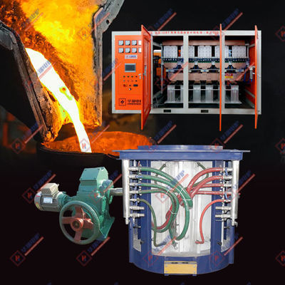 Thời gian nóng chảy nhanh Tiết kiệm năng lượng Thép nóng chảy lò cảm ứng Bảo trì thấp