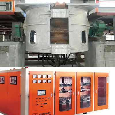 Aluminium Shell Safety Iron Melting Induction Furnace Tăng độ bền Hiệu quả năng lượng