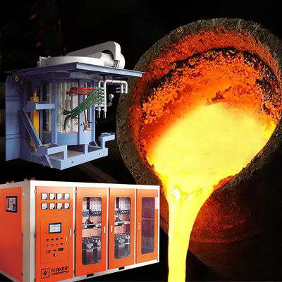 Thiết kế hoàn toàn an toàn lò nóng chảy cảm ứng điện để tiết kiệm năng lượng 15% -20% của sắt nóng chảy