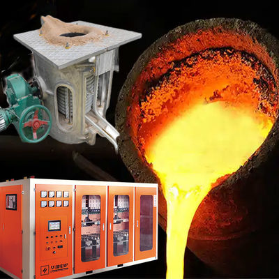 15% -20% tiết kiệm năng lượng lò nóng chảy cảm ứng kim loại với độ tin cậy an toàn