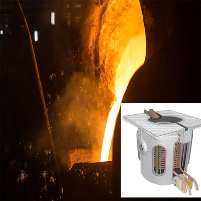 Hệ thống lò nóng chảy cảm ứng bảo trì thấp để nóng chảy đồng Công nghệ tự phát triển