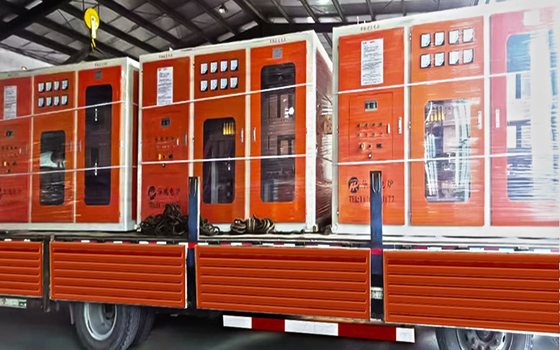 Hệ thống nung chảy cảm ứng buồng nung gốm với điện áp tần số 129 và điện áp vận hành 380V