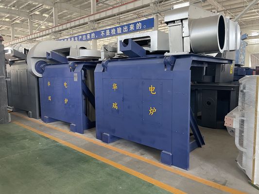 Lò nung chảy sắt dễ lắp đặt với mức tiêu thụ điện 50 KW và nhiệt độ hoạt động lên đến 1600°C